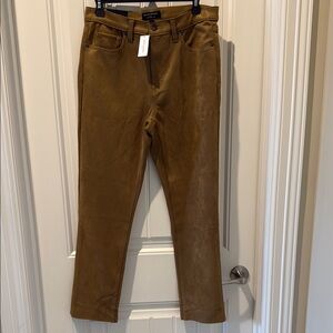 Banana Republic Tan High-Rise Slim Pants